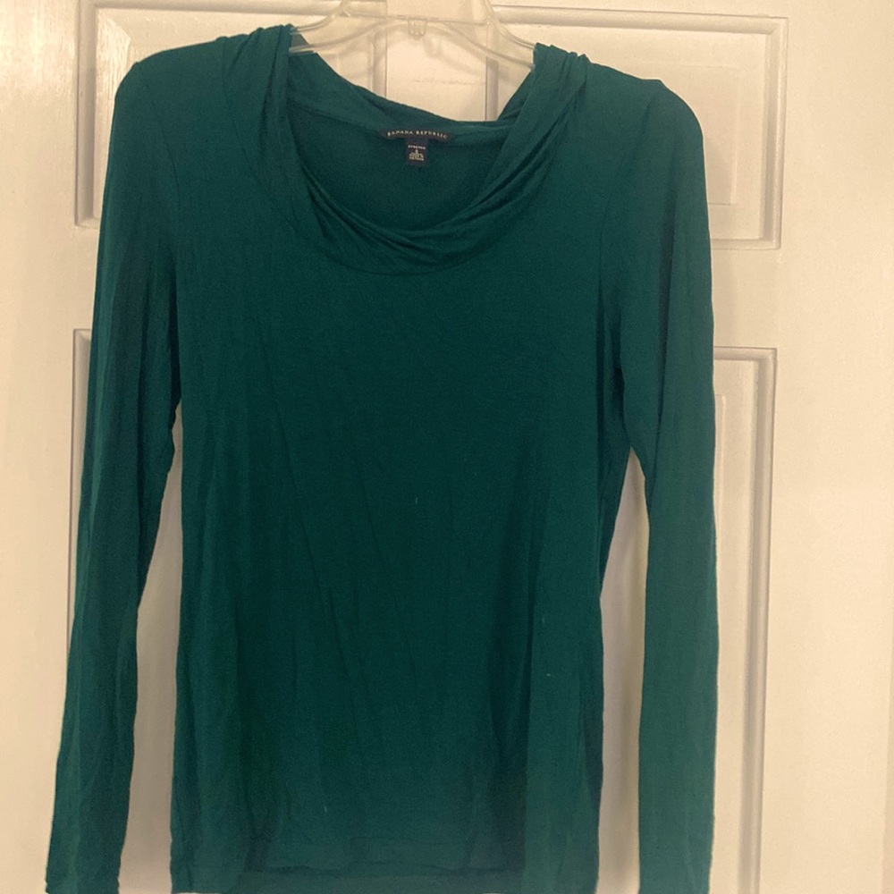Forest green long sleeve shirt